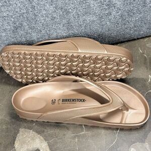 Birkenstock Honolulu EVA Sandals Mens 10 (43) Copper Thong Flip Flops Slides New
